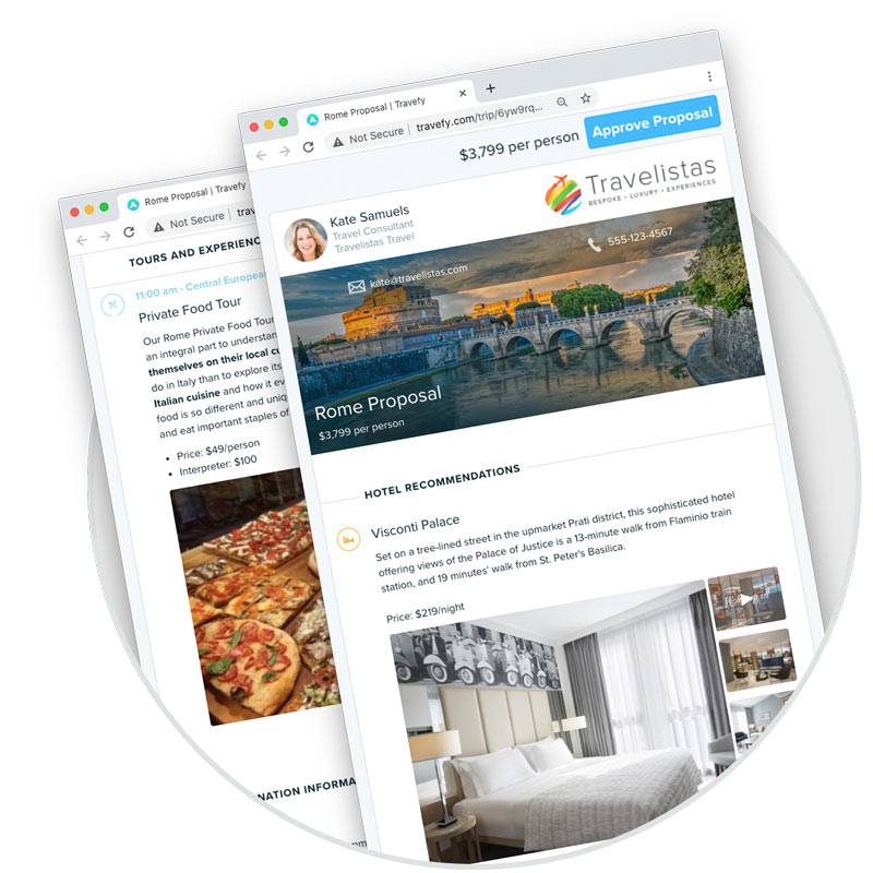 Quote and Proposal Software for Travel Advisors and Travel Companies